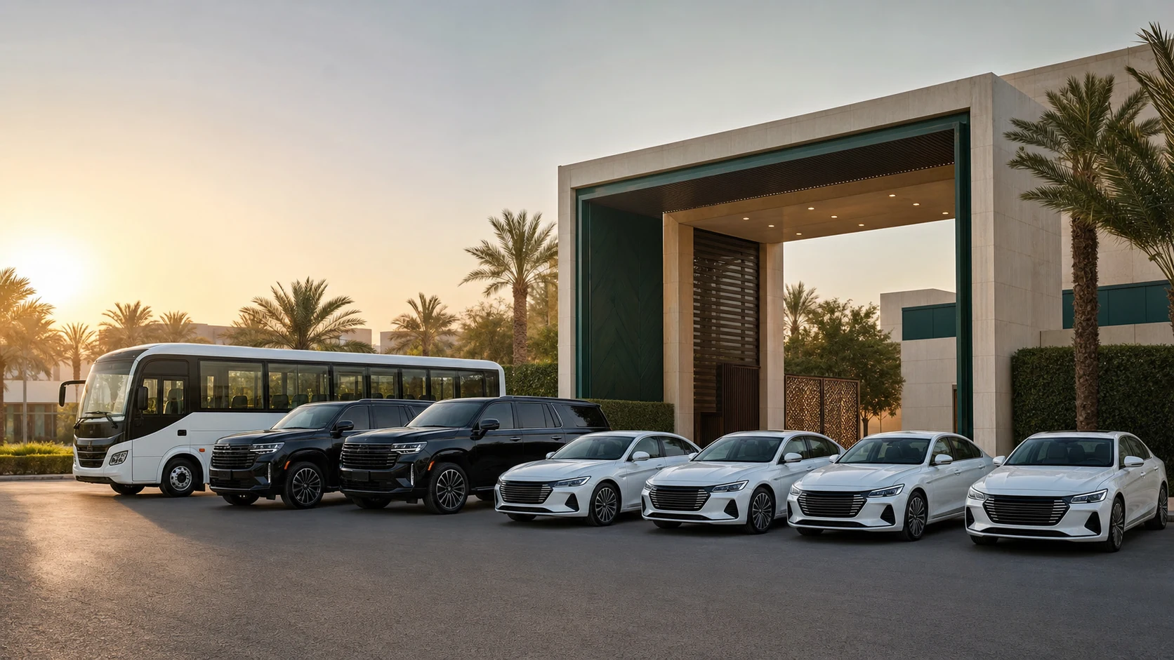 أسطول مركبات توصيل الطرود والدعم اللوجستي لدى ألق الأمجاد التجارية
